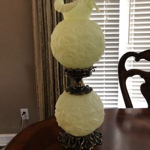 Vintage Fenton Parlor Lamp